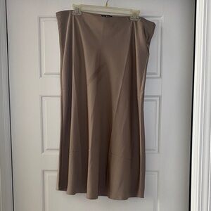 J. Crew Classic Brown Midi Skirt
